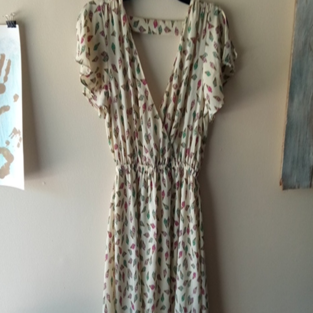 Ice cream cone mini dress with open back!!